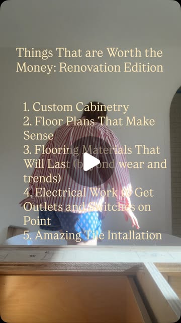 Avery sharing five priorities from her Houston home renovation