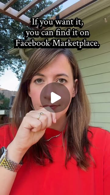 Avery sharing a Facebook Marketplace renovation find
